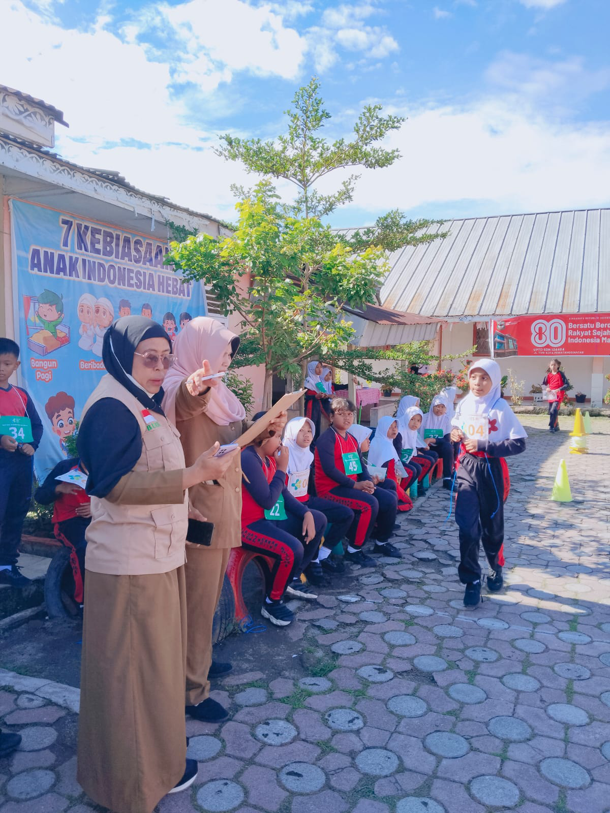 TES KEBUGARAN SDN 124404  BERSAMA PUSKESMAS KARTINI